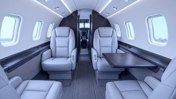 Special Charter Fleet - Learjet 60 Jet Interior